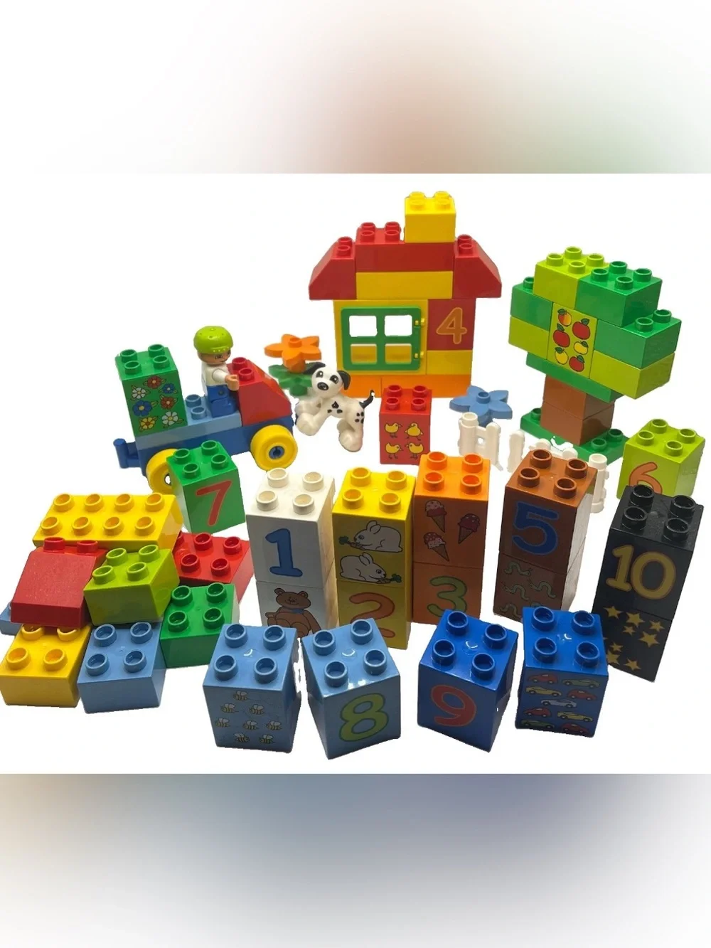 LEGO DUPLO Play With Numbers 5497 : All 58 Pieces - Retired